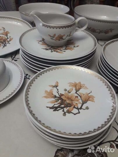 Столовый сервиз ГДР на 6 персон