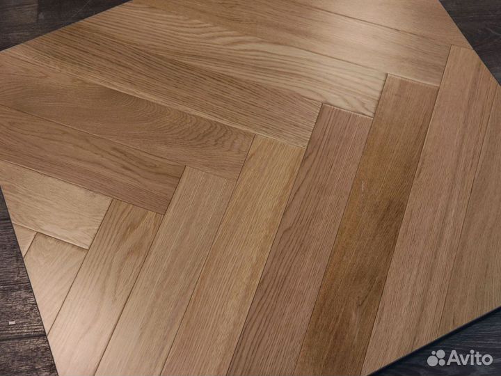 Клеевая инженерная доска английская елочка