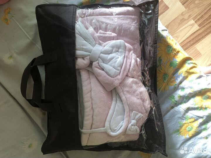 Конверт на выписку Зимний для девочки