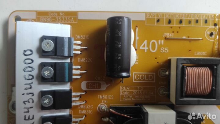 BN96-35335A от samsung UE43JU6000