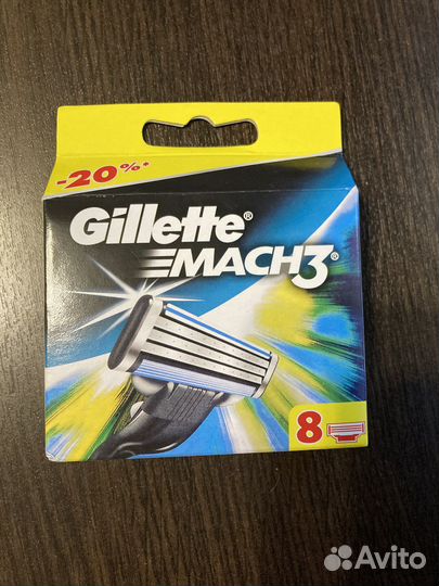 Сменные кассеты для бритья Gillette Mach3