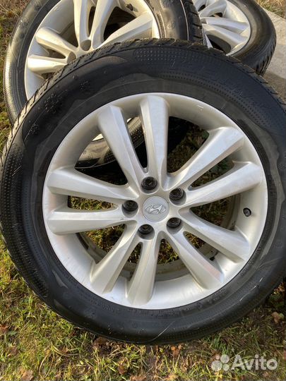 Колеса Hyundai r18 зимняя резина
