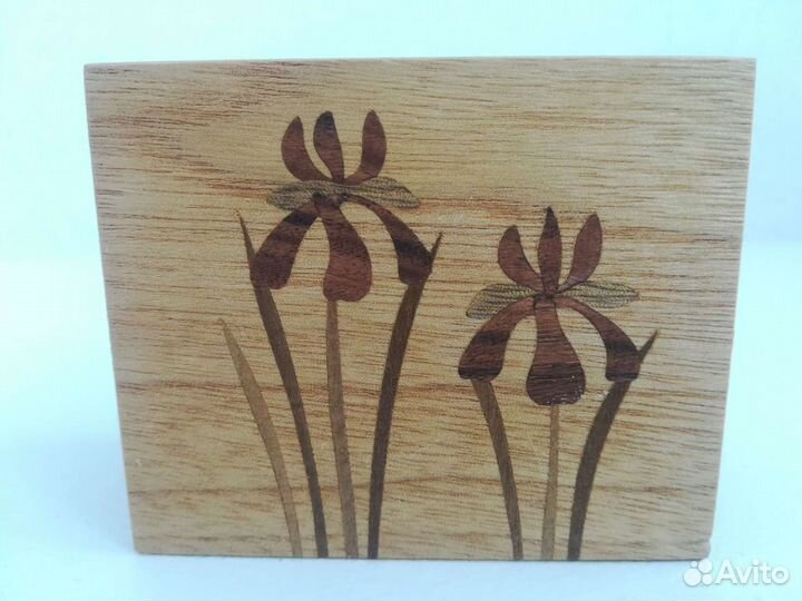 Подставка, дерево с инкрустацией. Тайвань