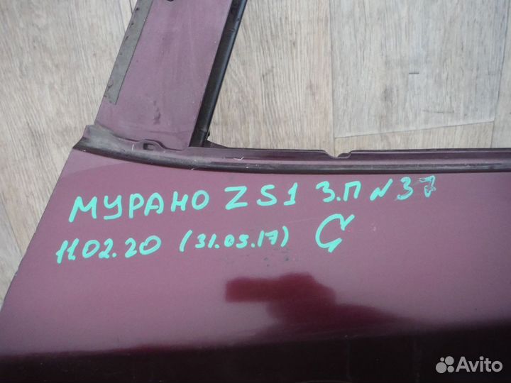 Дверь задняя правая (№37) Nissan Murano Z51 2010