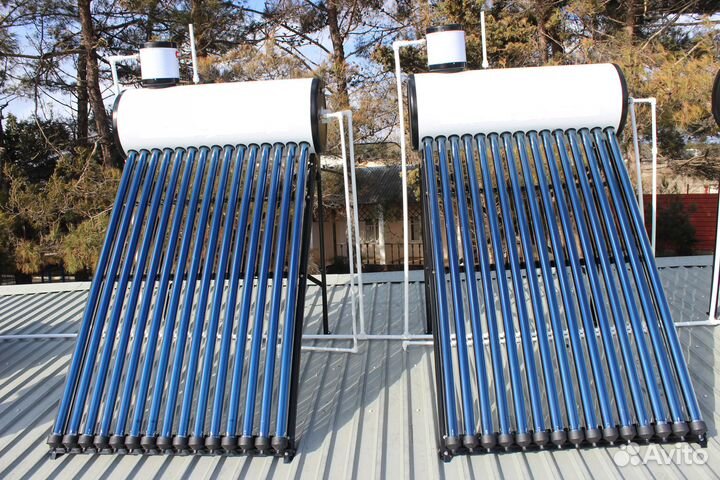 Солнечный водонагреватель с баком 150 л под давлен