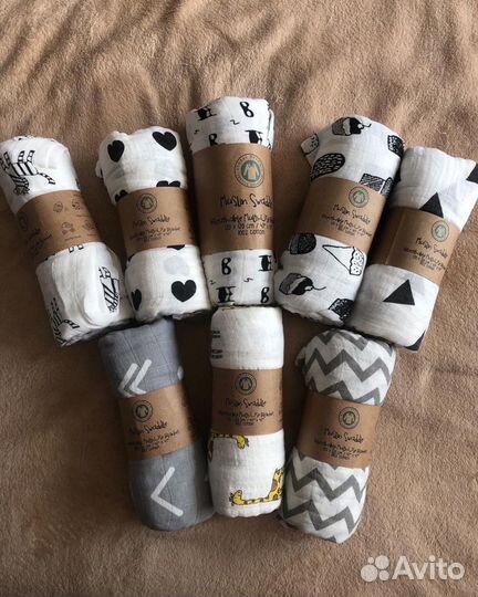 Муслиновая пеленка новая