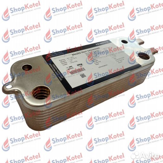 Теплообменник гвс 16 пластин U072-24K/28 Gaz 6000