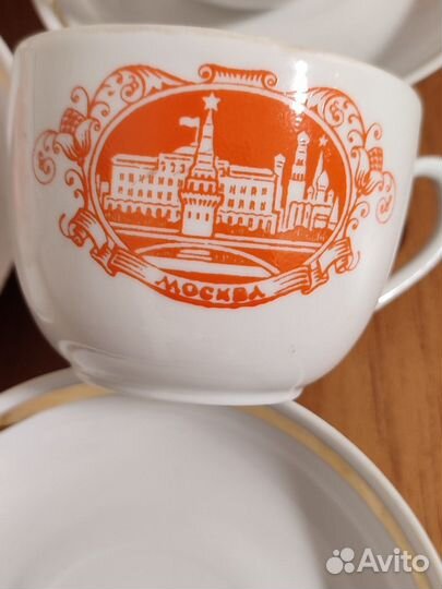 Чайный сервиз вербилки СССР