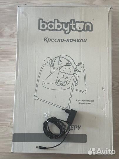 Детские электронные качели babyton