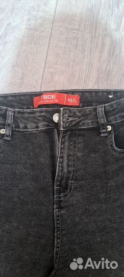 Джинсы высокие