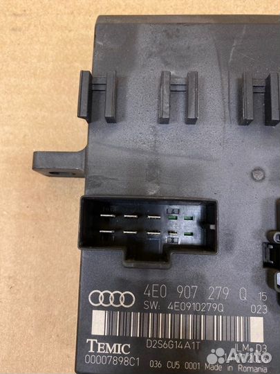 Блок комфорта Audi A8 D3 BVJ 2006