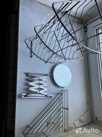 Полочки зеркало для ванной