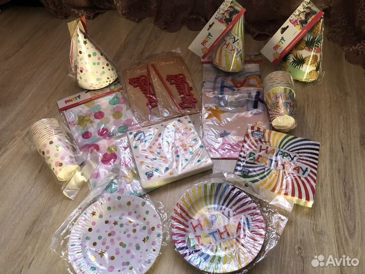 Одноразовая праздничная посуда