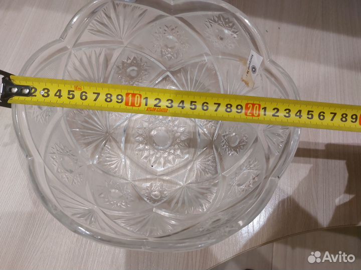 Хрустальная ваза большая