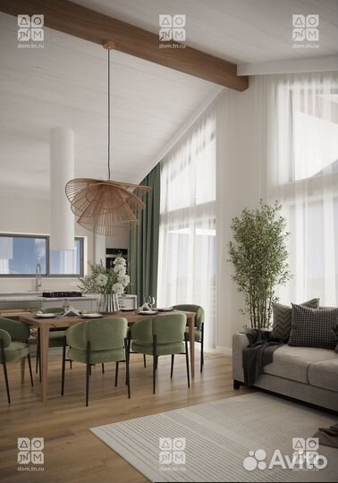 Строительство каркасного дома по проекту Гоген