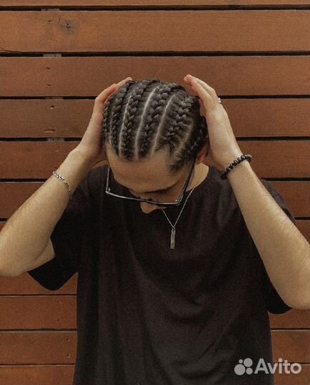Афрокосы, боксерские косы, брейды, брейды в хвост
