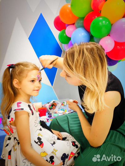 Аквагрим, аквагример для детского праздника