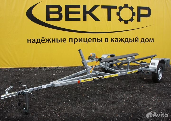 Прицеп лав 81015 (вектор)