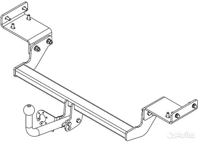 Фаркоп KIA CEE'D htb (2012-2018) (AvtoS KI 27)