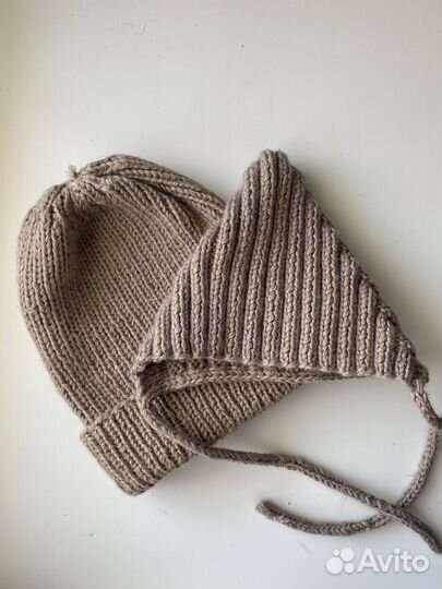 Комплект шапок для мамы и малыша