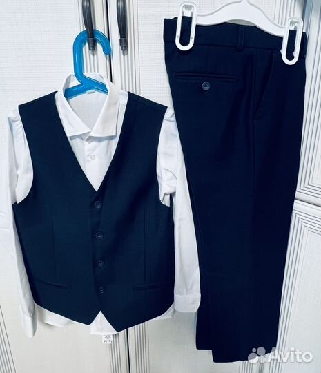 Школьная форма для мальчика 128-134 синяя