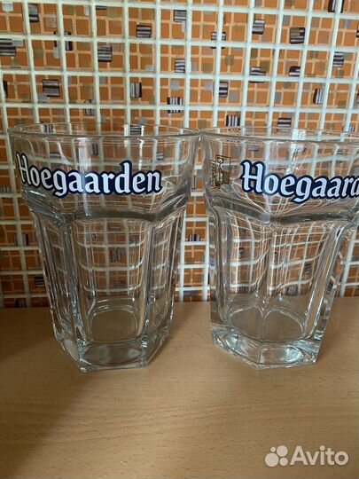 Ваза Стакан Чешское стекло hoegaarden