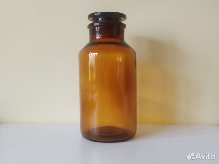 Склянка аптечная, штанглас, химбанка, ретро,винтаж