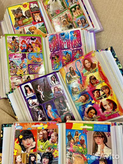 Наклейки Максим, Винкс, животные, сериалы и тд