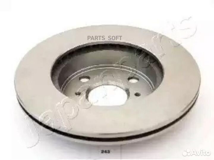 Japanparts DI243 Диск тормозной передний toyota Co