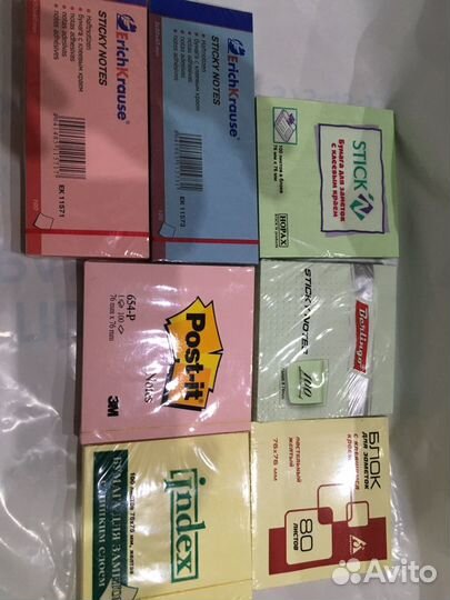 Канцтовары Скрепки, кнопки, ножницы, закладки