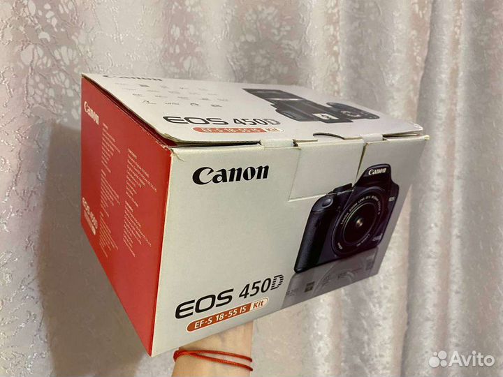 Зеркальный фотоаппарат canon EOS 450D
