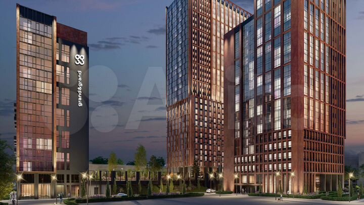 3-к. квартира, 75,6 м², 21/33 эт.