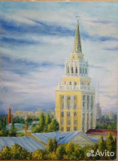 Картина маслом холст на подрамнике