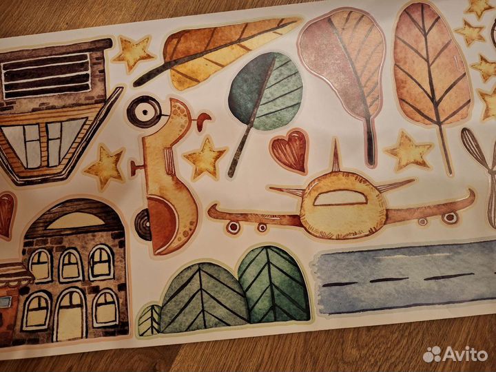 Набор интерьерных наклеек 