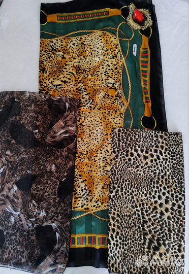 Женские легкие шарфики, платки, шапки