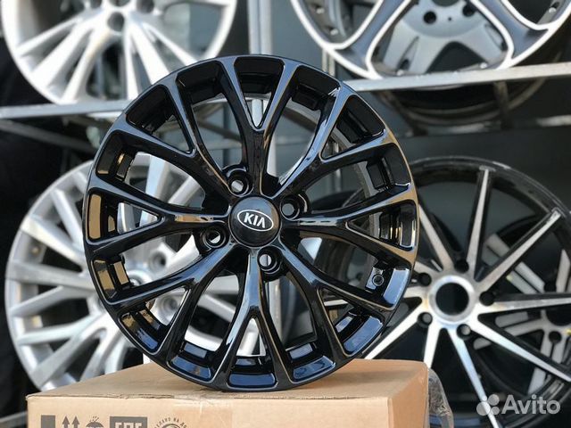 Диски R15 на KIA RIO 4x100 Black