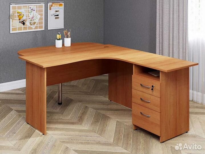 Угловой стол с тумбой Рубин 42 567