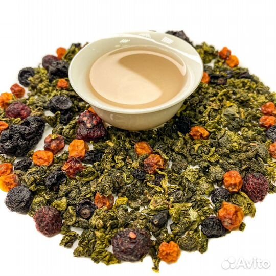 Чай зелёный улун Лесные ягоды