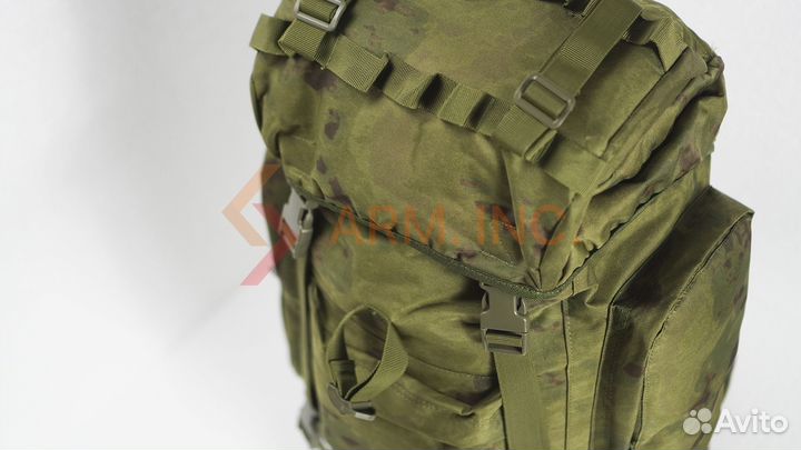 Тактический рюкзак 70л с алюминиевым каркасом мох