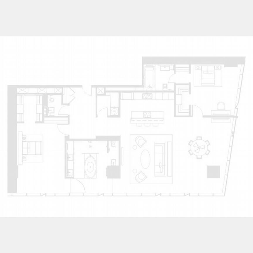 3-к. апартаменты, 157,4 м², 59/85 эт.
