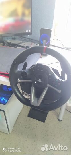 Игровой Руль с педалями Hori racing для пк и пс4/5
