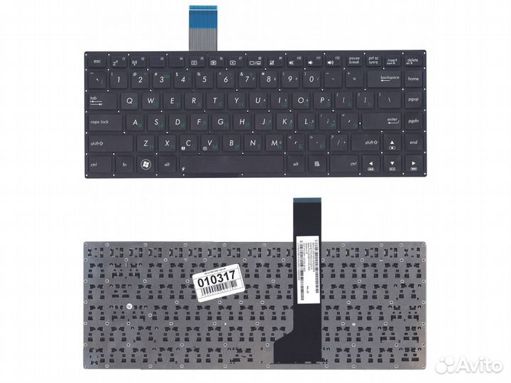 Клавиатура для ноутбука Asus K46 K46C черная