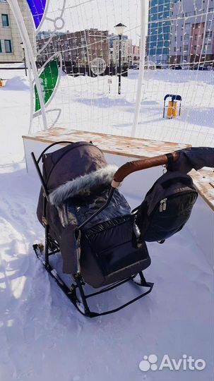 Санки-Коляска Galaxy Glory Gloss