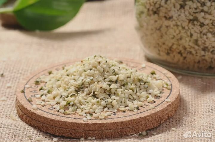 Очищенные ядра семян конопли, 1 кг