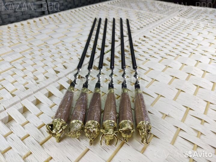 Набор шампуров с литьем