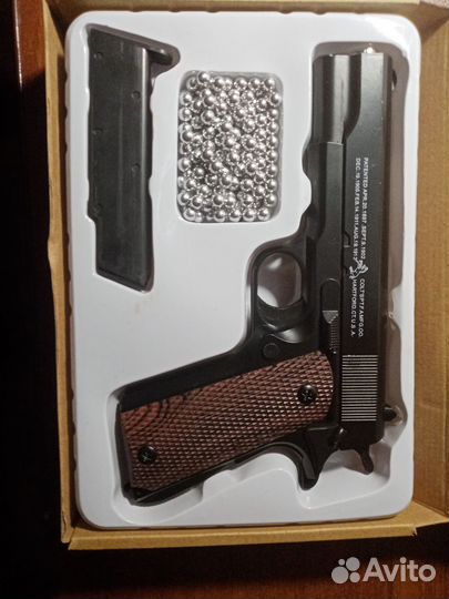 Пистолет, игрушечный, стреляет хорошо