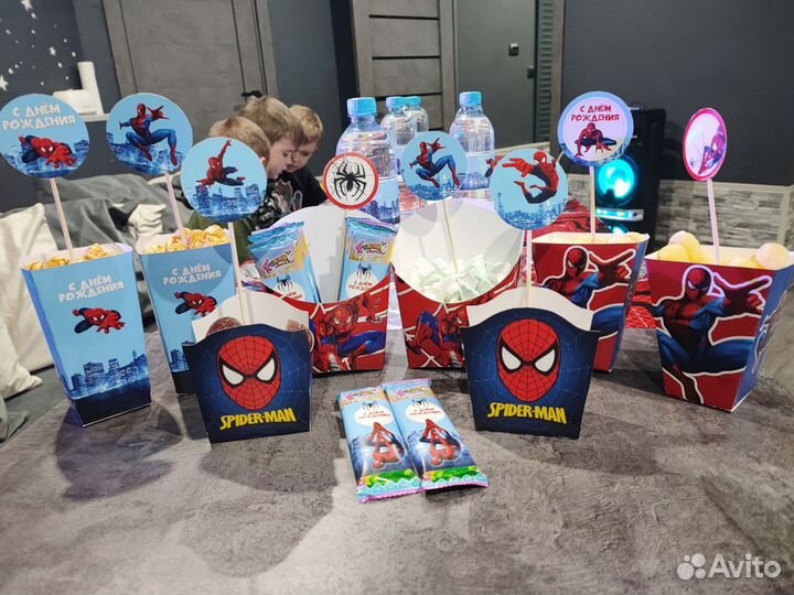 Человек-паук день рождения декор