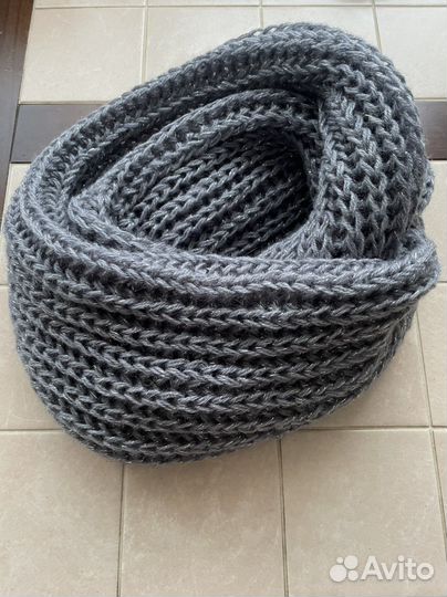 Снуд и шапка вязаные