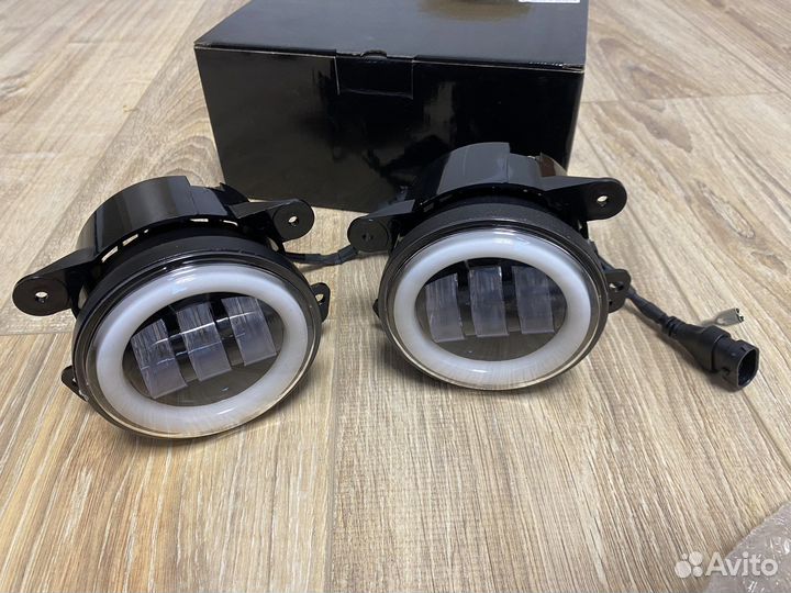 Led противотуманные фары nexia с дхо