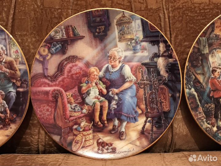Тарелка В гостях у бабушки. и Детство на Ферме